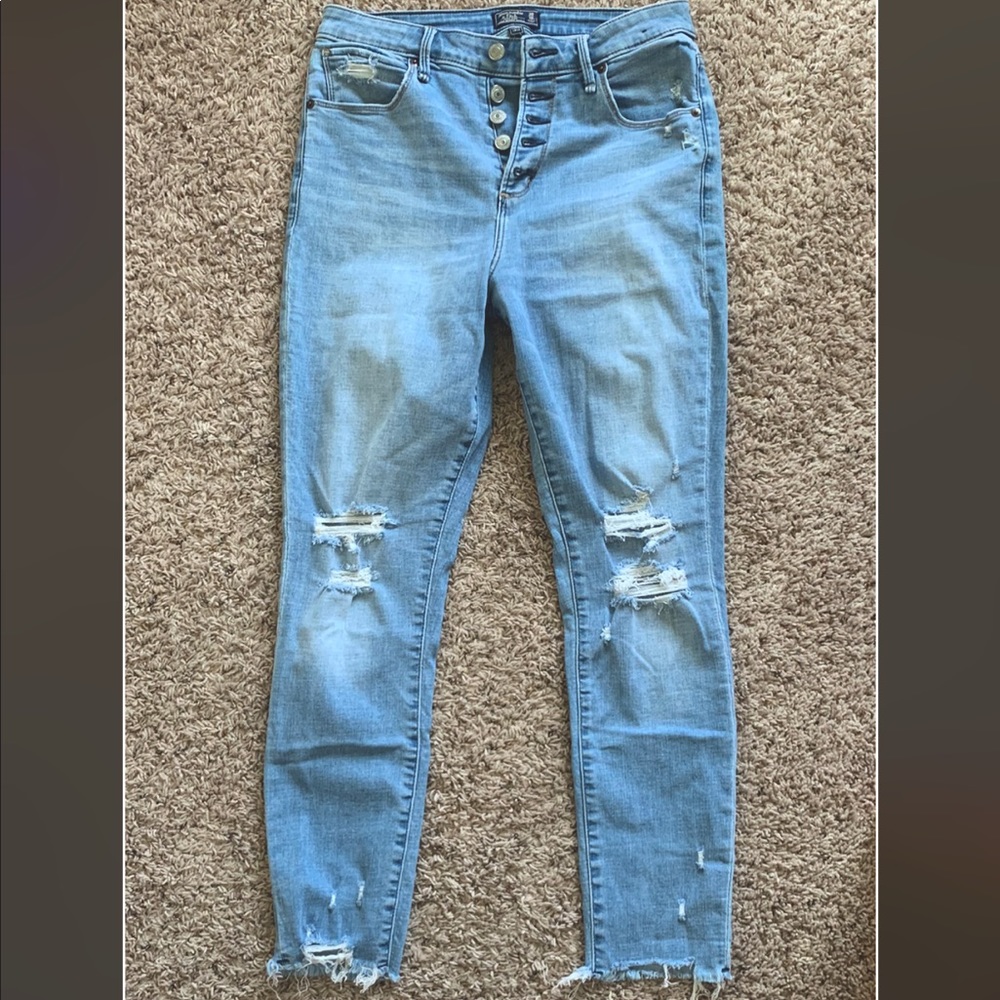 Abercrombie Curve Love High Rise Skinny Jeans